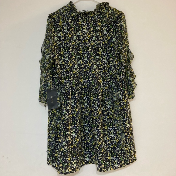 ZARA COLLECTION NWT Mini Floral Dress. Women’s Large - Picture 3 of 7